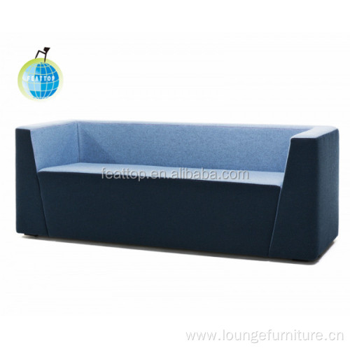 Modern Leather Reception Office Lounge Waiting Sofa Set